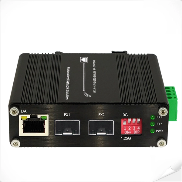 How to connect the fiber optic cable B end to a router