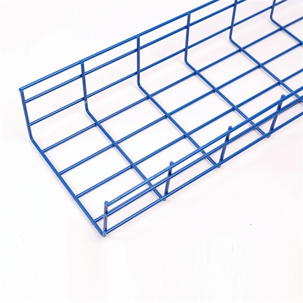 Fiber optic cable placed inside the cable tray